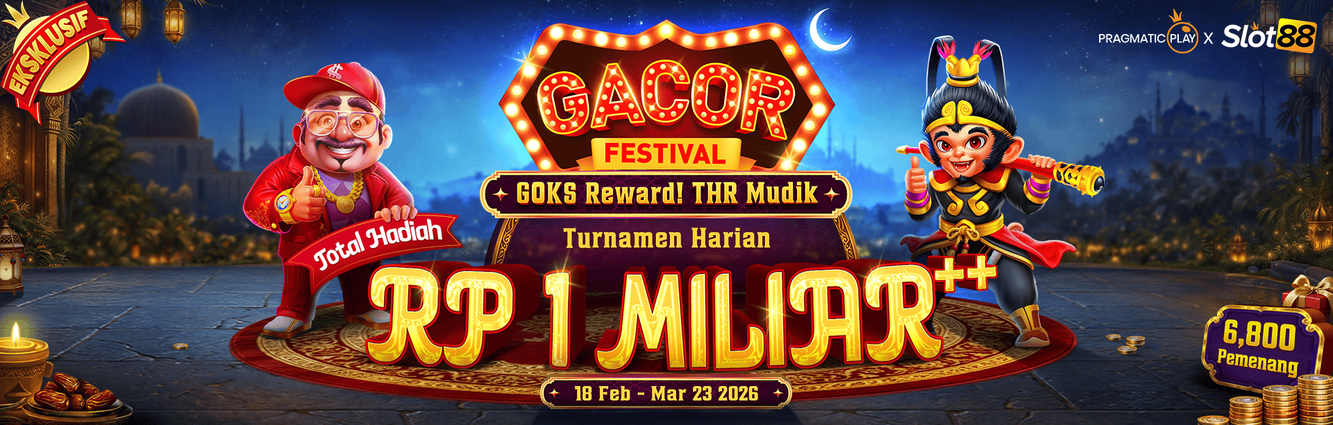 SLOT DEPO 5KX PP - GOKS REWARD! MODAL MUDIK TURNAMEN